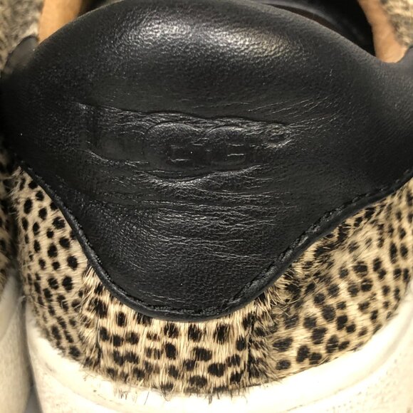 Ugg Milo Exotic Dotted Calf Hair Sneaker Ladies Size 6 - Picture 5 of 6